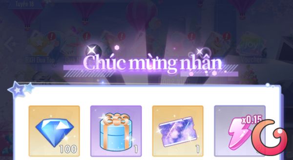 Phần thưởng đổi code