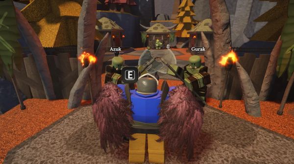 Vị trí của hang Goblin trong The Forge