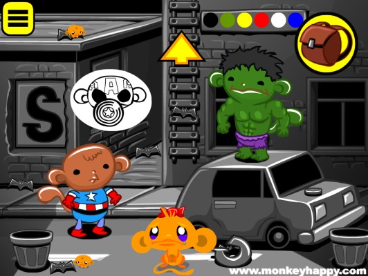 Tìm kiếm vật phẩm cho các anh hùng.