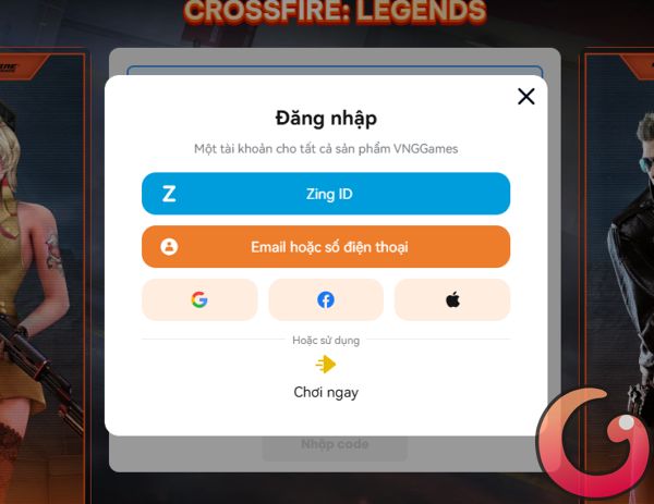 Đăng nhập tài khoản