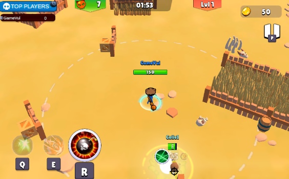 Đánh bại các đối thủ khác trong đấu trường.