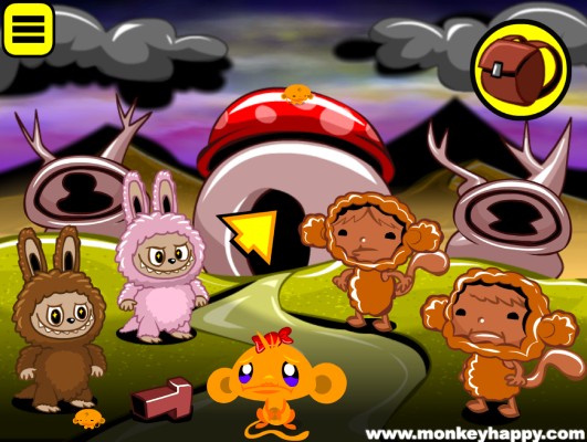 Chơi game Chú khỉ buồn: Labubu - GameVui.vn