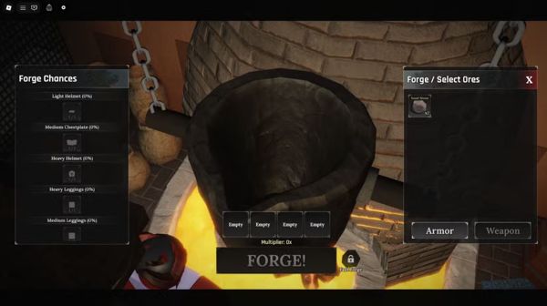 Công thức chế tạo giáp tốt nhất trong The Forge