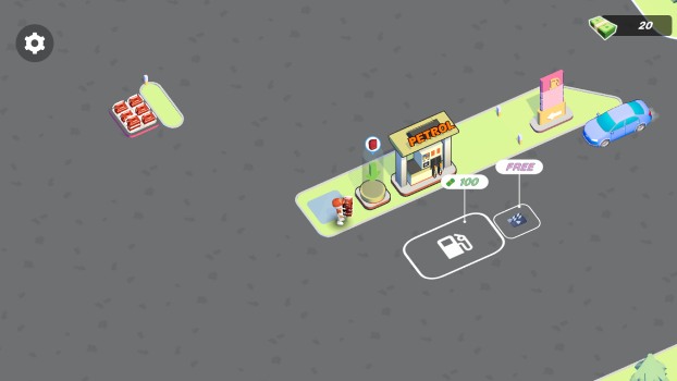 Phục vụ cho khách hàng ở trạm xăng của bạn.