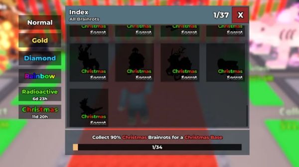 Toàn bộ Brainrots mới trong sự kiện Gingerbread Town