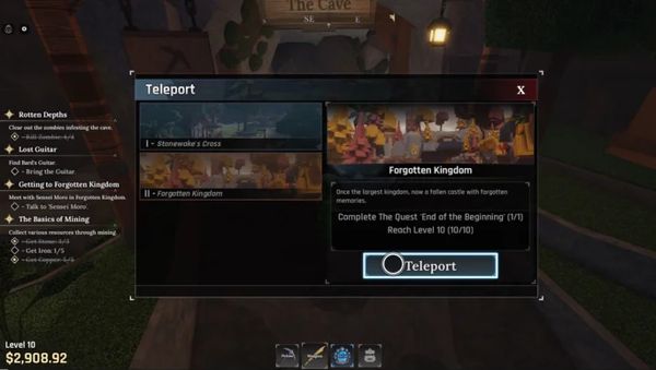 Cách lấy Fireite trong The Forge