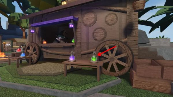 Địa điểm tìm bình thuốc hồi máu cho Isaac