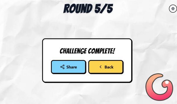 Hoàn thành thử thách