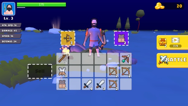 Ghép, hợp nhất và sử dụng các trang bị.