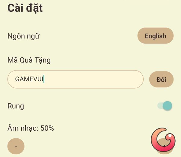 Mã quà tặng