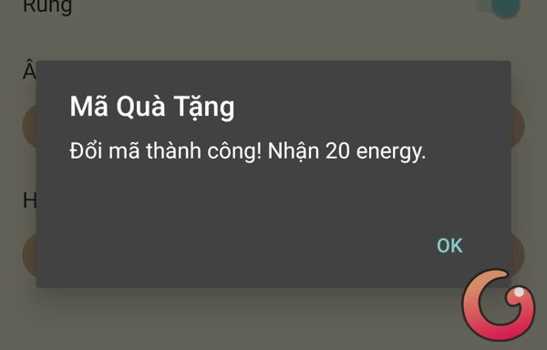 Đổi mã thành công