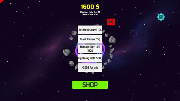 Dùng tiền thưởng để nâng cấp sức mạnh