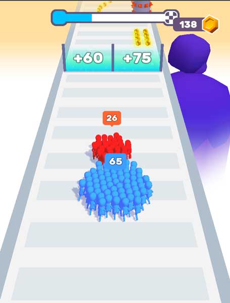 Di chuyển đội quân người que qua các cánh cổng