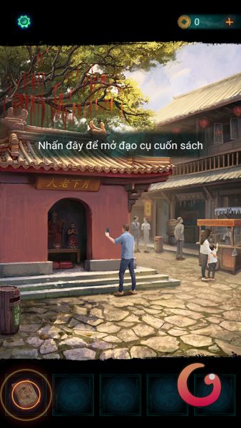 Mở đạo cụ cuốn sách