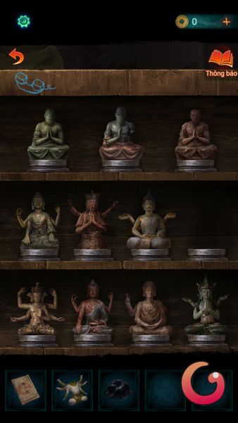 Đặt bức tượng lên chiếc kệ