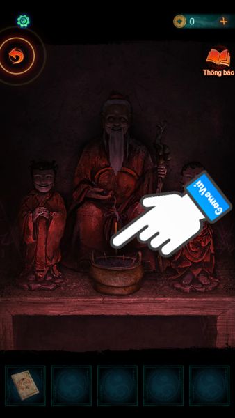 Cắm vào bức tượng