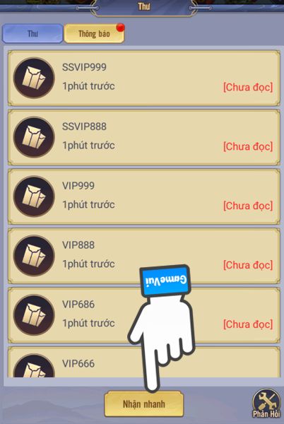 Nhận nhanh