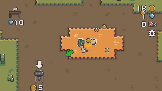 Khai thác các tài nguyên để nâng cấp Dino.