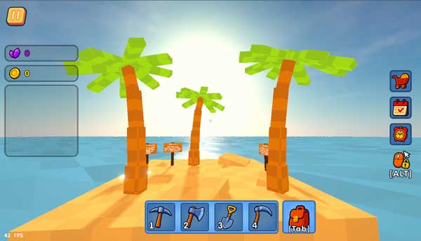 Chơi game Minecraft khai phá đảo - GameVui