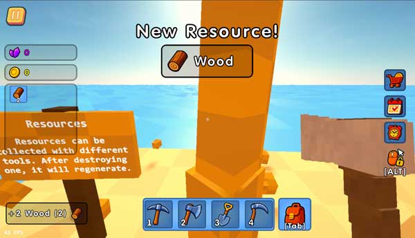 Dùng các công cụ phù hợp để khai thác tài nguyên