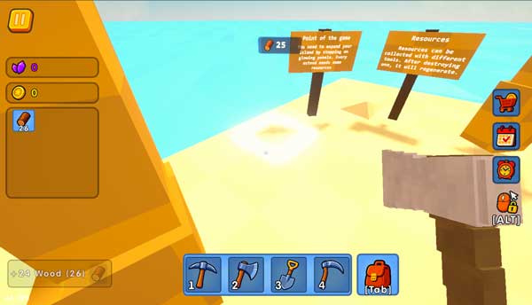 Mở rộng đảo bằng cách dùng số lượng tài nguyên cần thiết