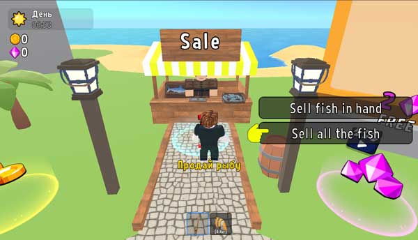 Đem cá về bán lại cho Shop cửa hàng