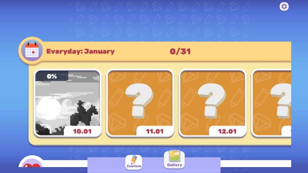 Nhiều bức tranh cho bạn tha hồ sáng tạo.