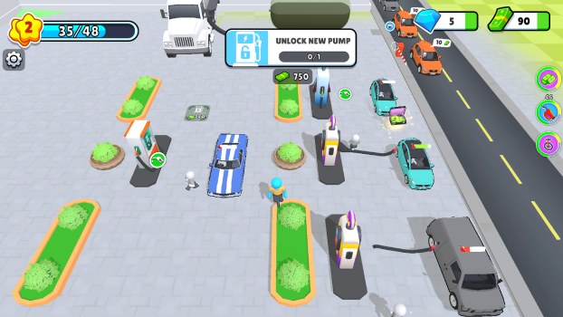 Hãy phát triển trạm xăng của bạn trở trành trạm lớn nhất trong vùng.