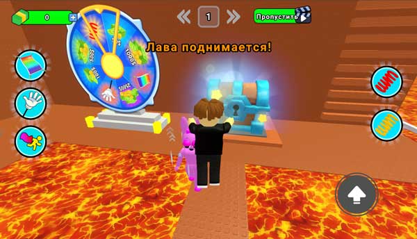 Rất nhiều phần thưởng đa dạng để Obby sử dụng