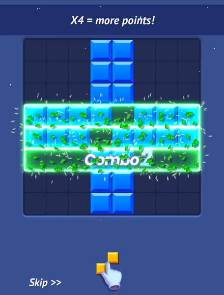 Đặt các khối vào đúng vị trí phù hợp để phá vỡ chúng