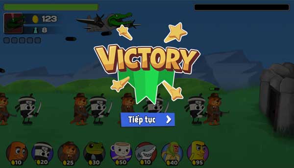 Giành chiến thắng