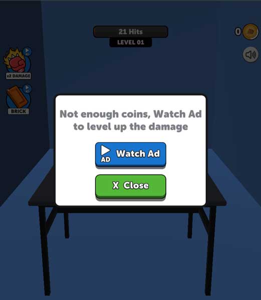 Xem video QC để tăng sức mạnh miễn phí