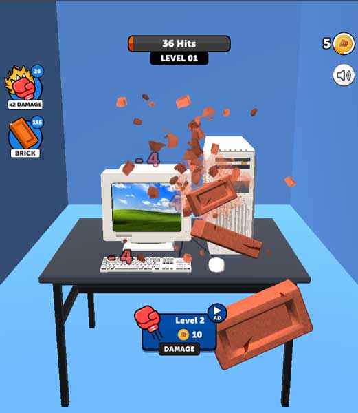 Nhận sức mạnh mới: ném gạch