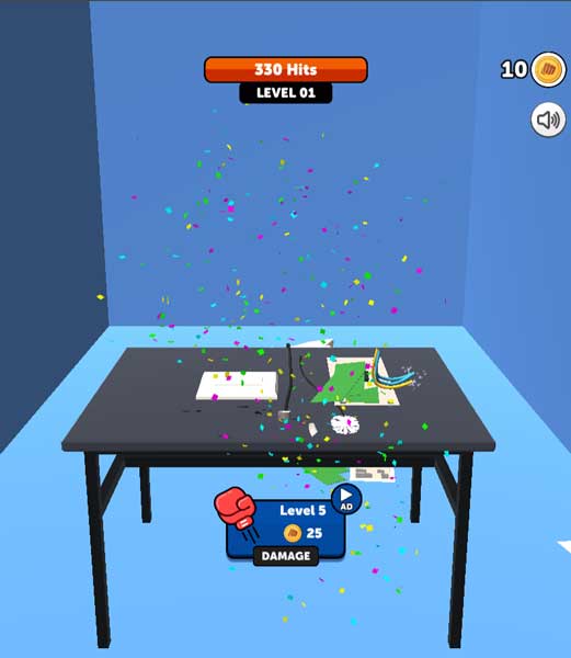 Phá vỡ triệt để 100% đồ vật để hoàn thành cấp độ