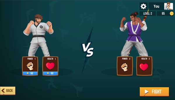 Nâng cấp chỉ số sức mạnh và so tài với các đối thủ khác