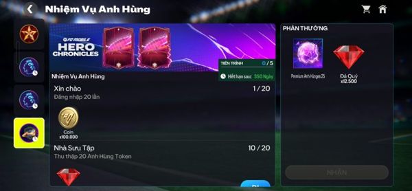 12500 Đá Quý miễn phí đang chờ bạn