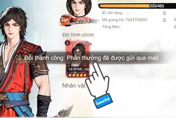 Đổi thành công