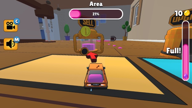 Sau khi đã gom đủ màu, hãy bán chúng đi để kiếm tài nguyên nâng cấp.