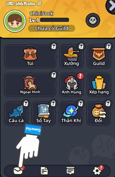 Mở hòm thư trong game
