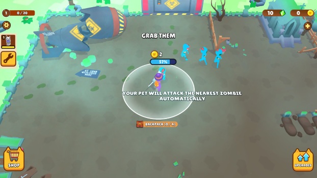 Bắt giữ các zombie nguy hiểm.