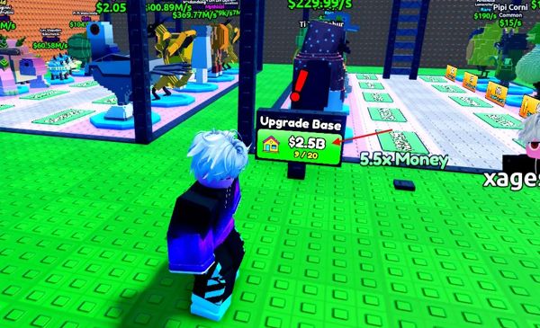 Cách nâng cấp căn cứ trong Escape Tsunami For Brainrots