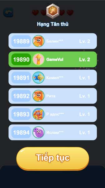 Tăng thứ hạng trên bảng xếp hạng