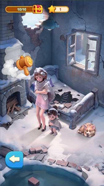 Để sửa chữa, xây lại ngôi nhà giúp cô gái