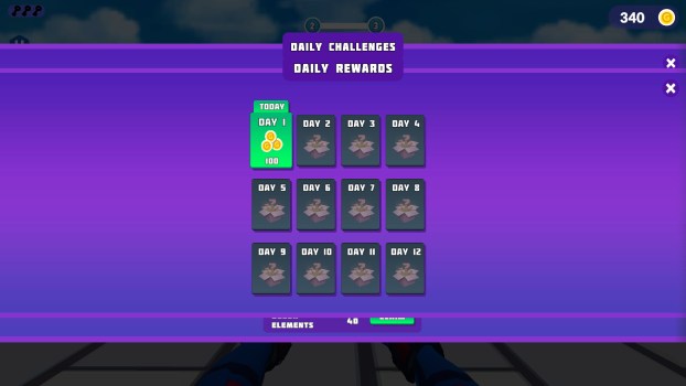 Phần thưởng hằng ngày phong phú.