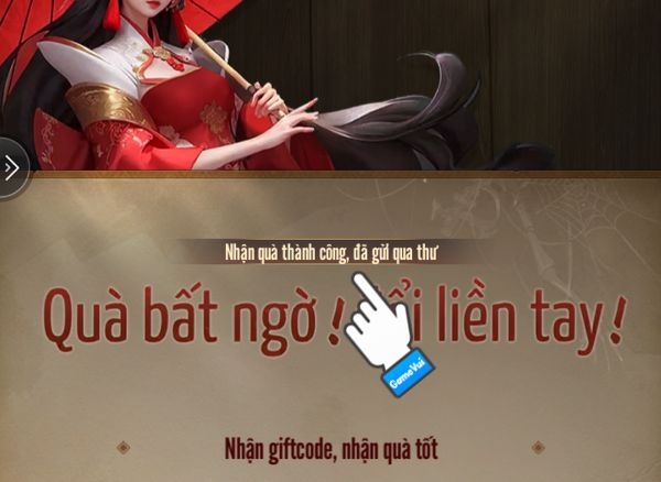 Nhận quà thành công