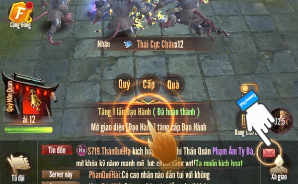 Chạm vào lá thư