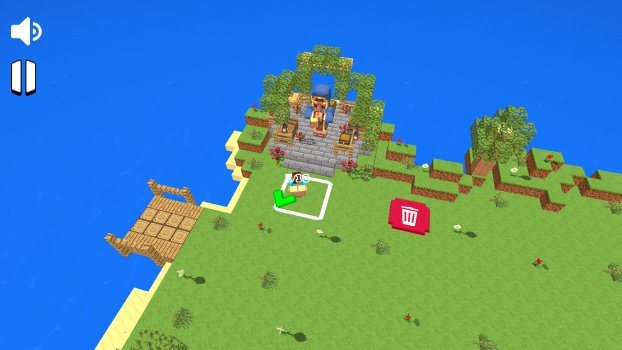 Công nạp vật phẩm cho bức tượng để nâng cấp hòn đảo.