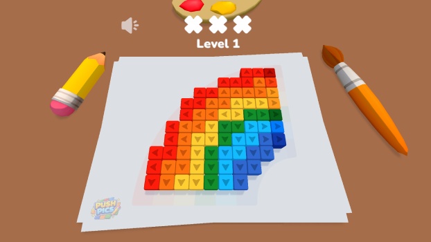 Chơi game Gỡ tranh màu - GameVui.vn