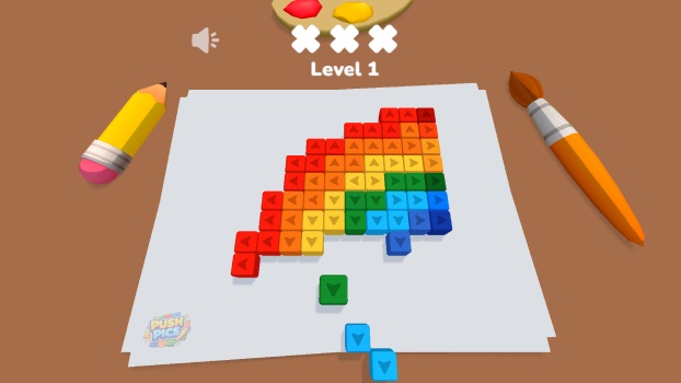 Theo dấu các mũi tên để gỡ theo đúng thứ tự.