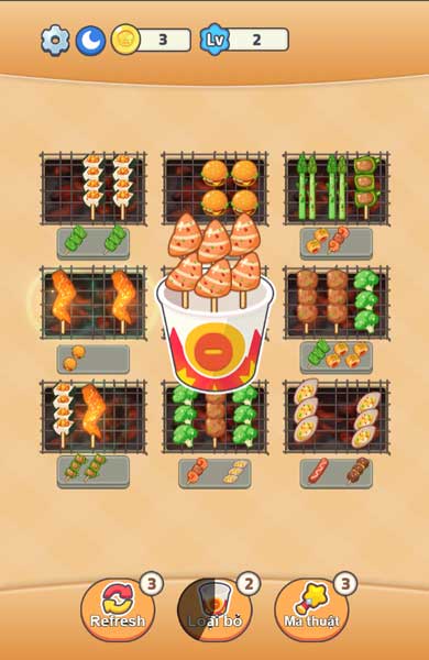 Dùng vật phẩm hỗ trợ